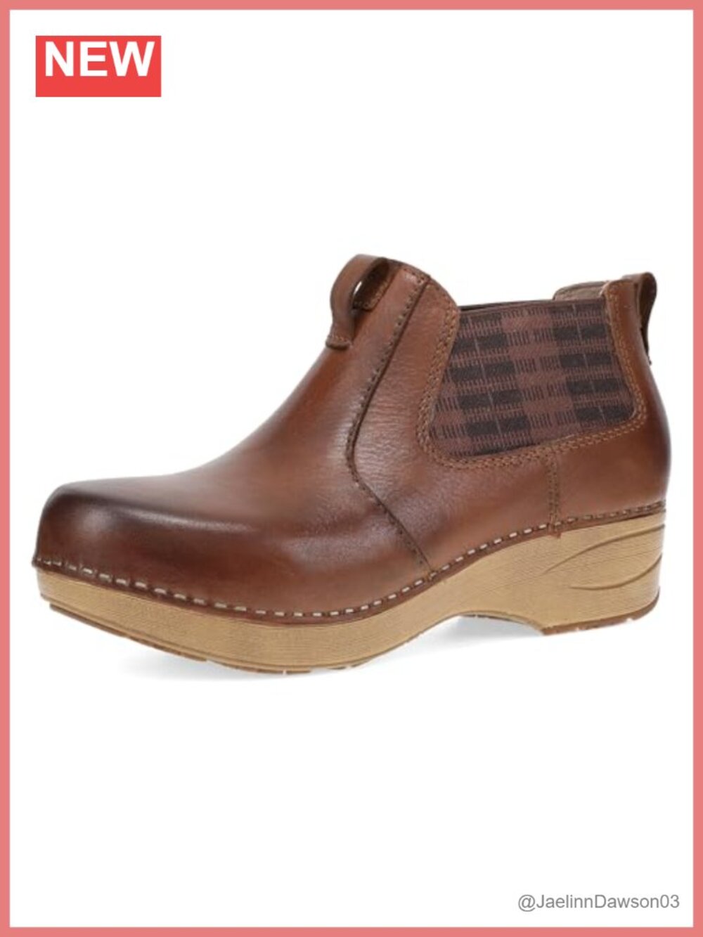 Dansko XP 2.0 Clog Boot Leather Slip-Resistant Chelsea Ankle Bootie